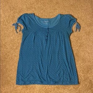 Aeropostale Top with Tied Sleeves